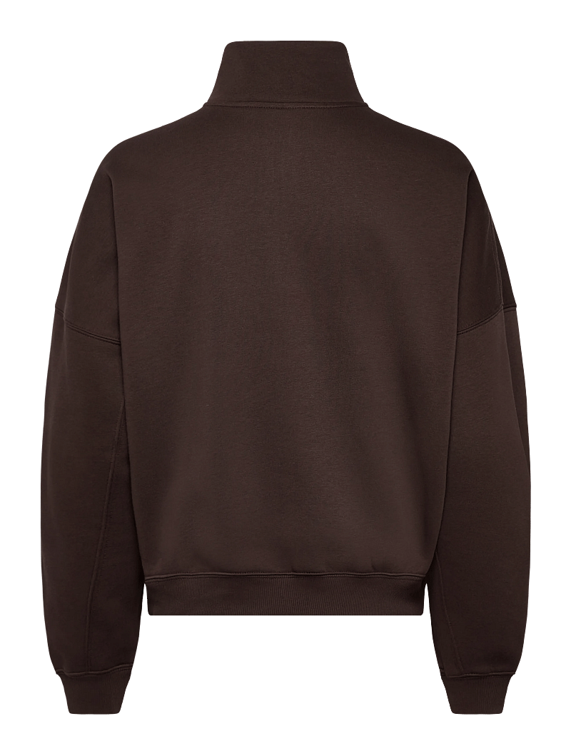 aim´n - Varsity Sweat Half Zip - oberteile - chocolate - 2