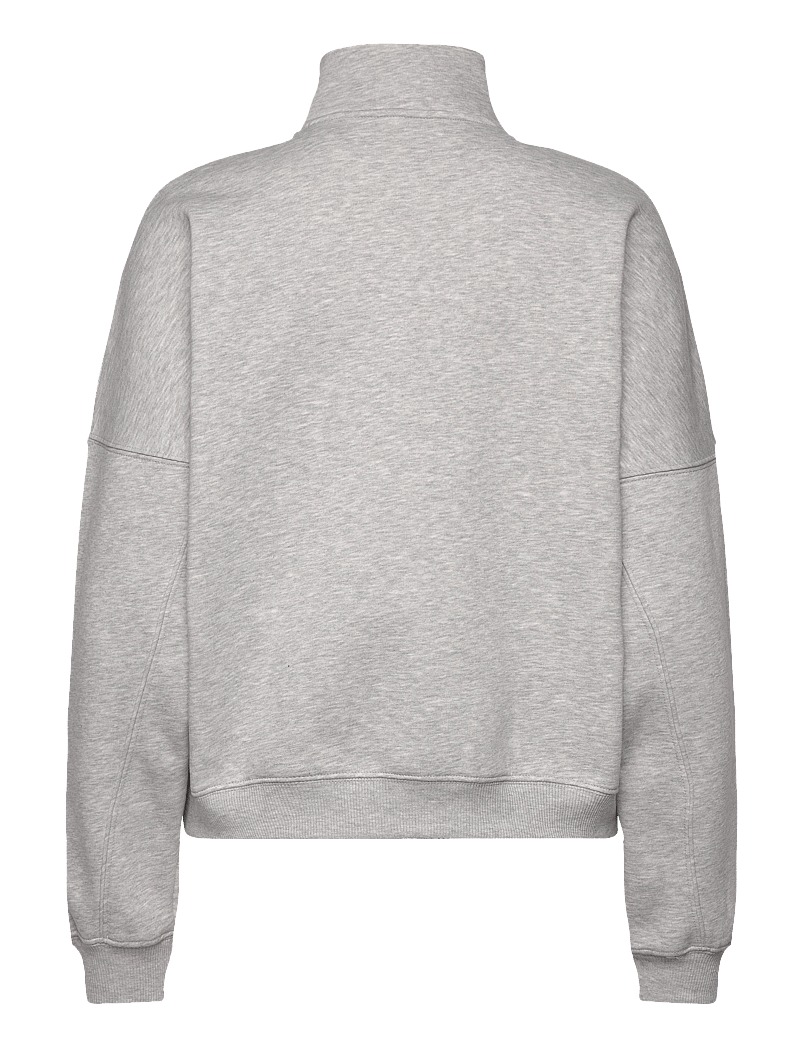 aim´n - Varsity Sweat Half Zip - oberteile - grey melange - 2