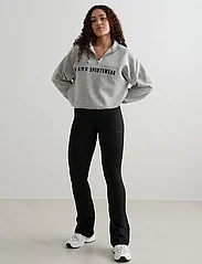 AIM'N - Varsity Sweat Half Zip - sweatshirts - grey melange - 5