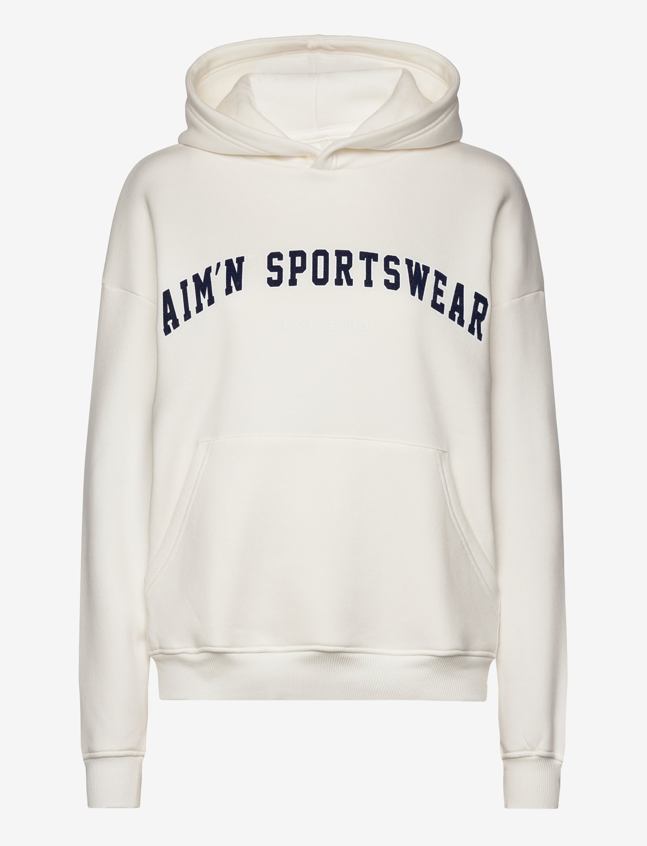 aim´n - Varsity Sweat Hood - kapuzenpullover - off white - 0