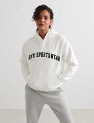 AIM'N - Varsity Sweat Hood - džemperi un adījumi - off white - 3