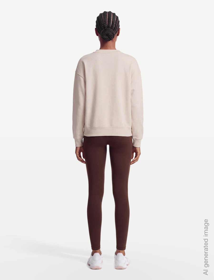 aim´n - Varsity Sweatshirt - tops - sand - 4
