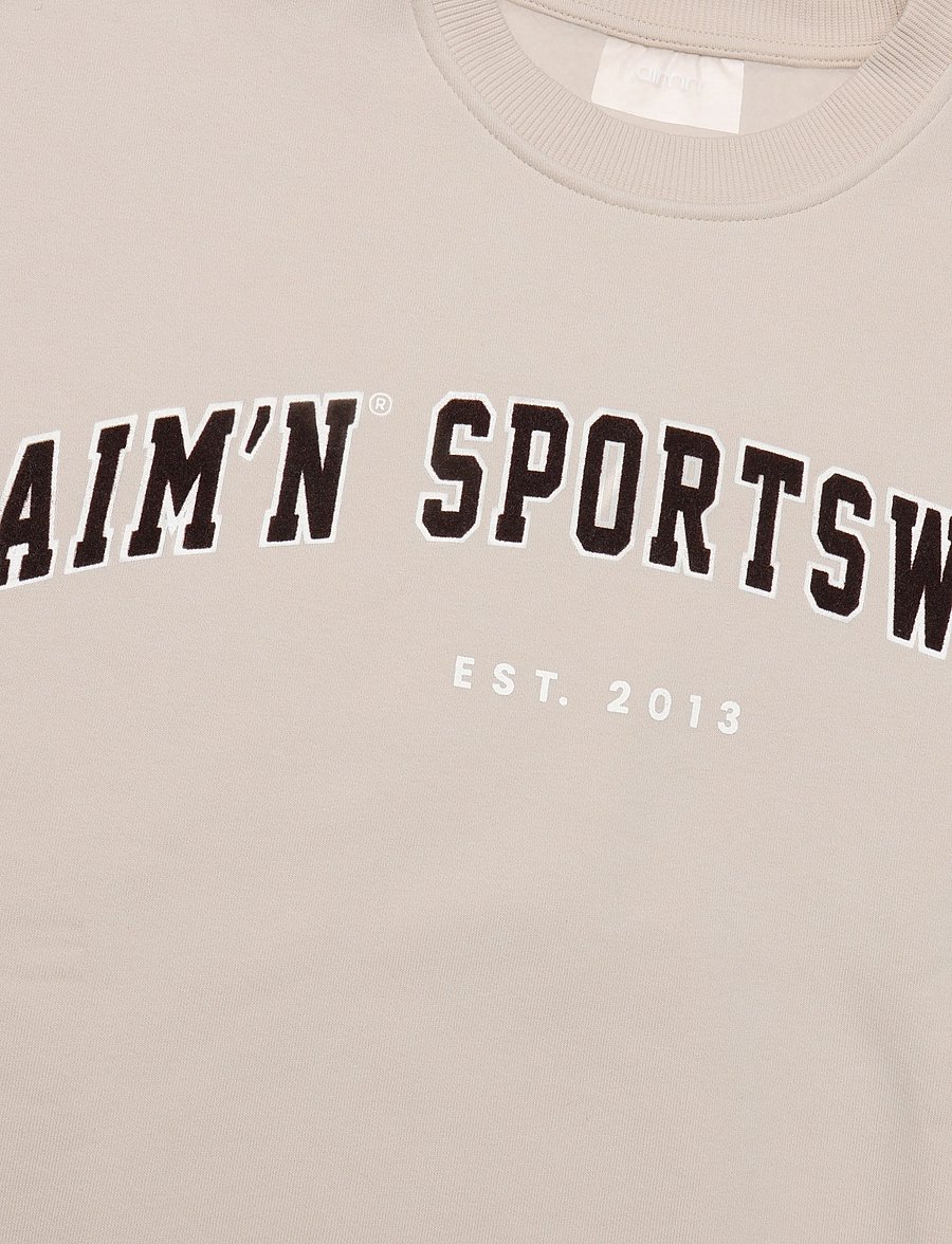 aim´n - Varsity Sweatshirt - sweatshirts - sand - 2