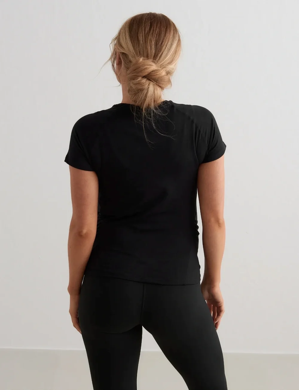 aim´n - Soft Basic Maternity Short Sleeve - t-shirts - black - 4