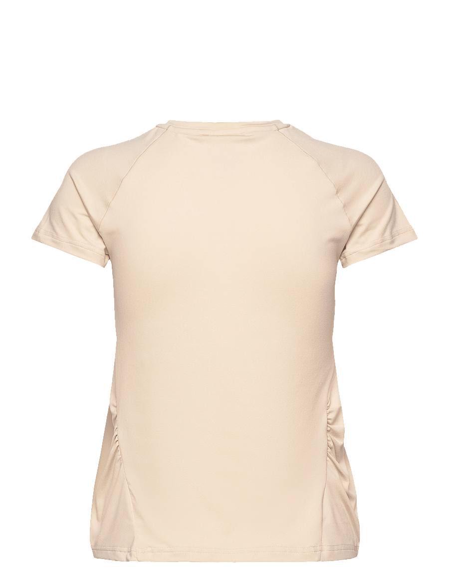 aim´n - Soft Basic Maternity Short Sleeve - stuttermarbolir - cafe au lait - 1