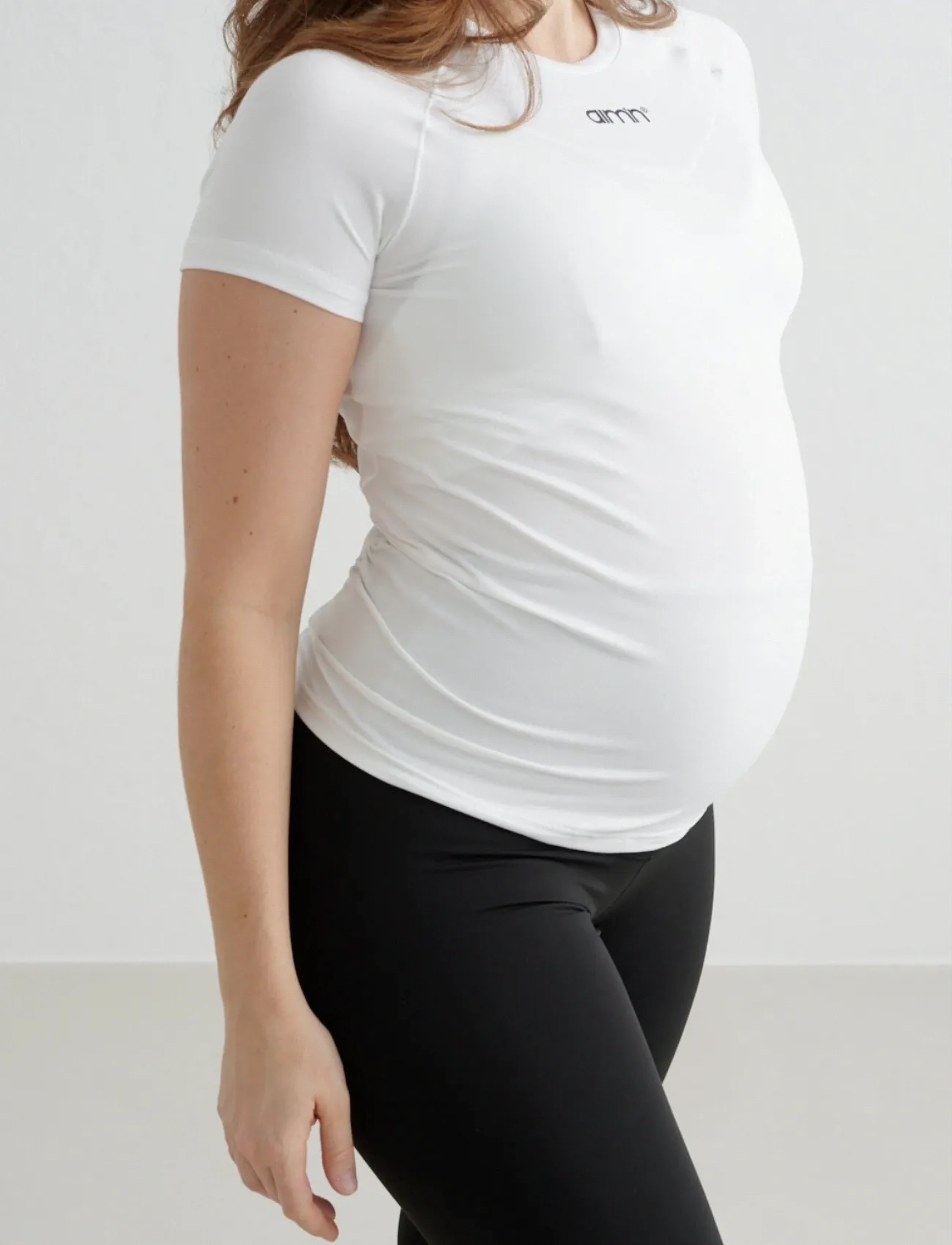aim ́n Soft Basic Maternity Short Sleeve, S, T-shirts & Oberteile, Weiß - Short-sleeved, Kinder