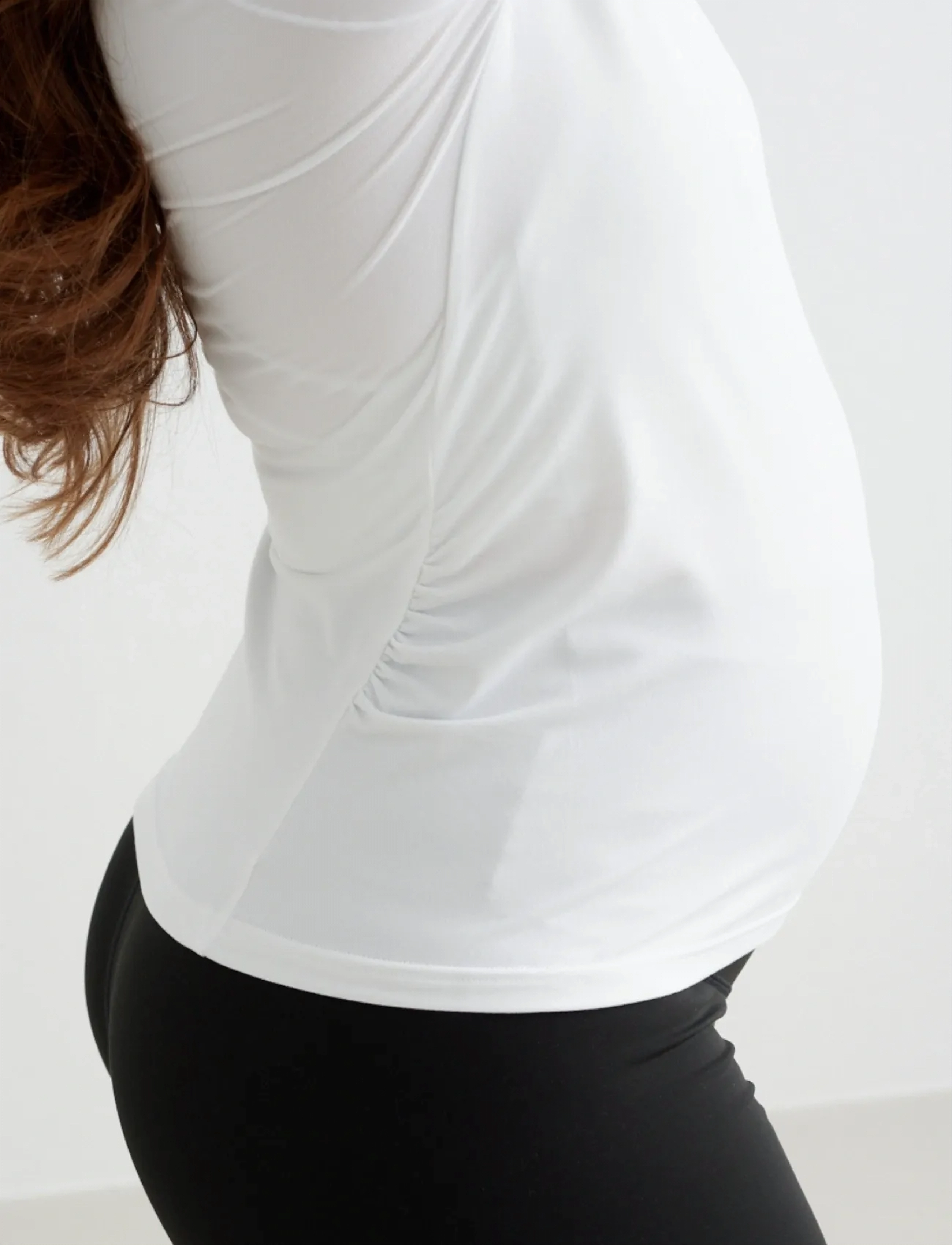 aim´n - Soft Basic Maternity Short Sleeve - t-särgid - white - 3