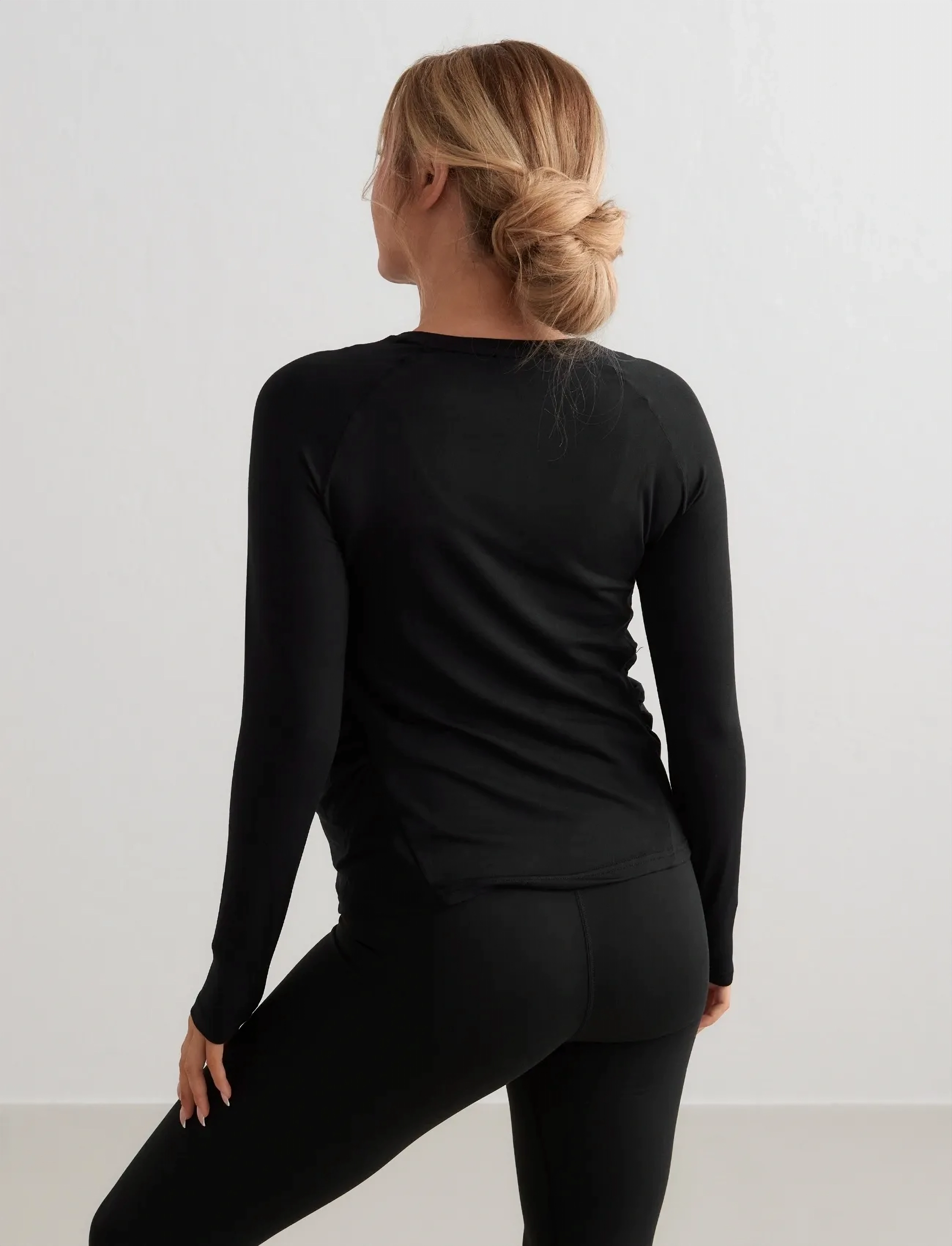 aim´n - Soft Basic Maternity Long Sleeve - sportoberteile - black - 3