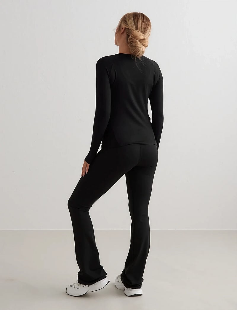 aim´n - Soft Basic Maternity Long Sleeve - långärmade tröjor - black - 5