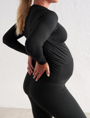 AIM'N - Soft Basic Maternity Long Sleeve - longsleeved tops - black - 6