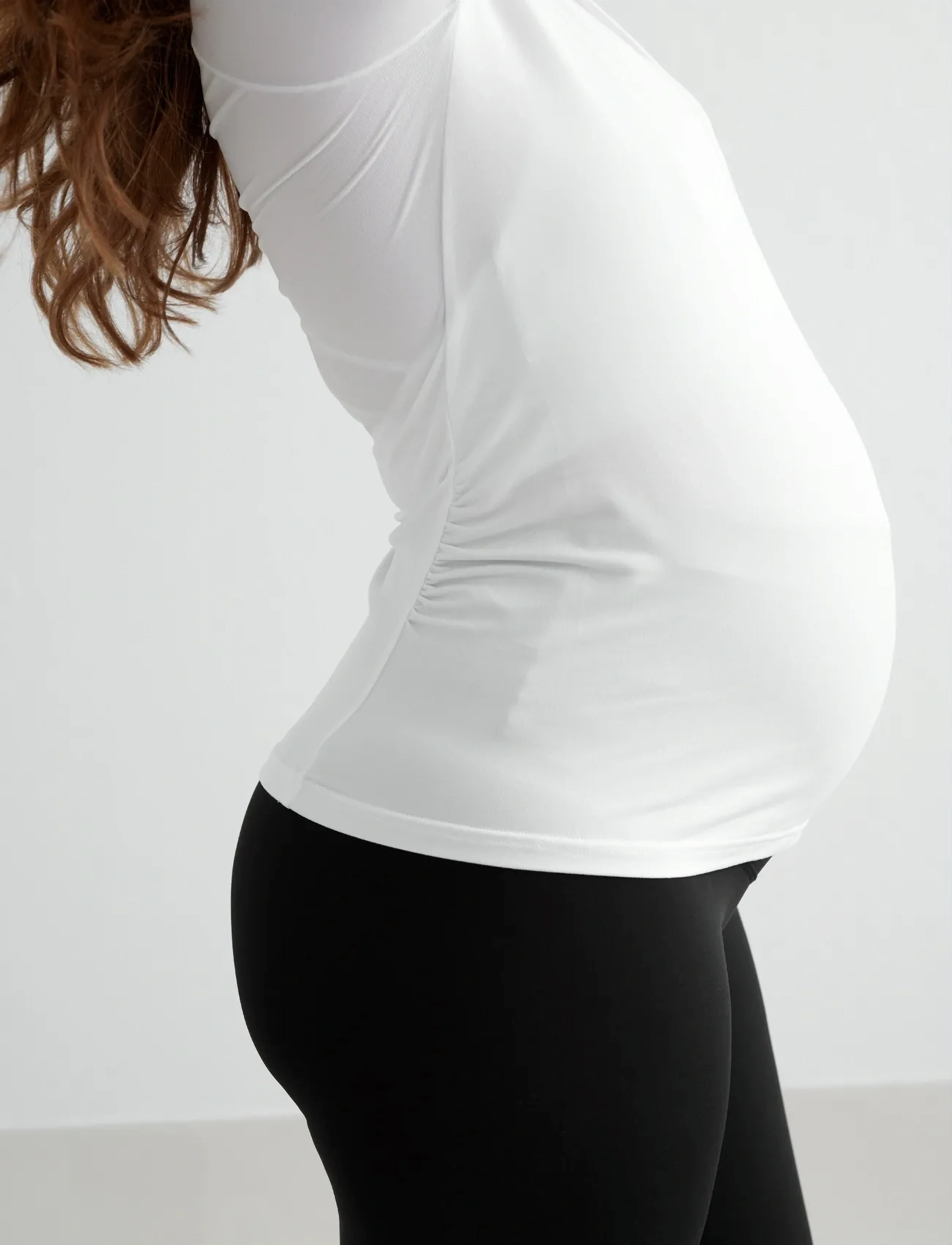 aim´n - Soft Basic Maternity Long Sleeve - sportoberteile - white - 5
