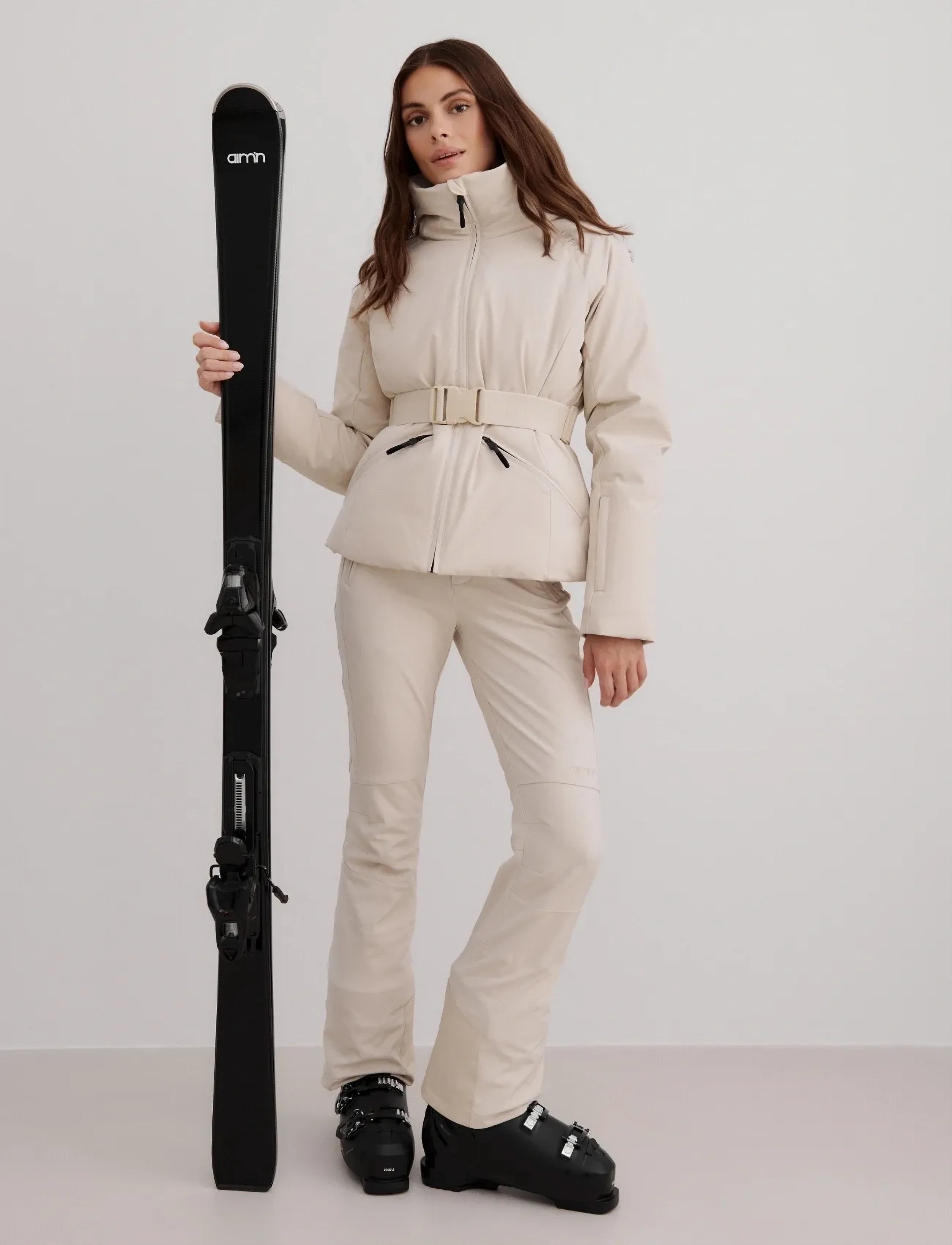 aim´n - Verbier Jacket - ski wear - cafe au lait - 3