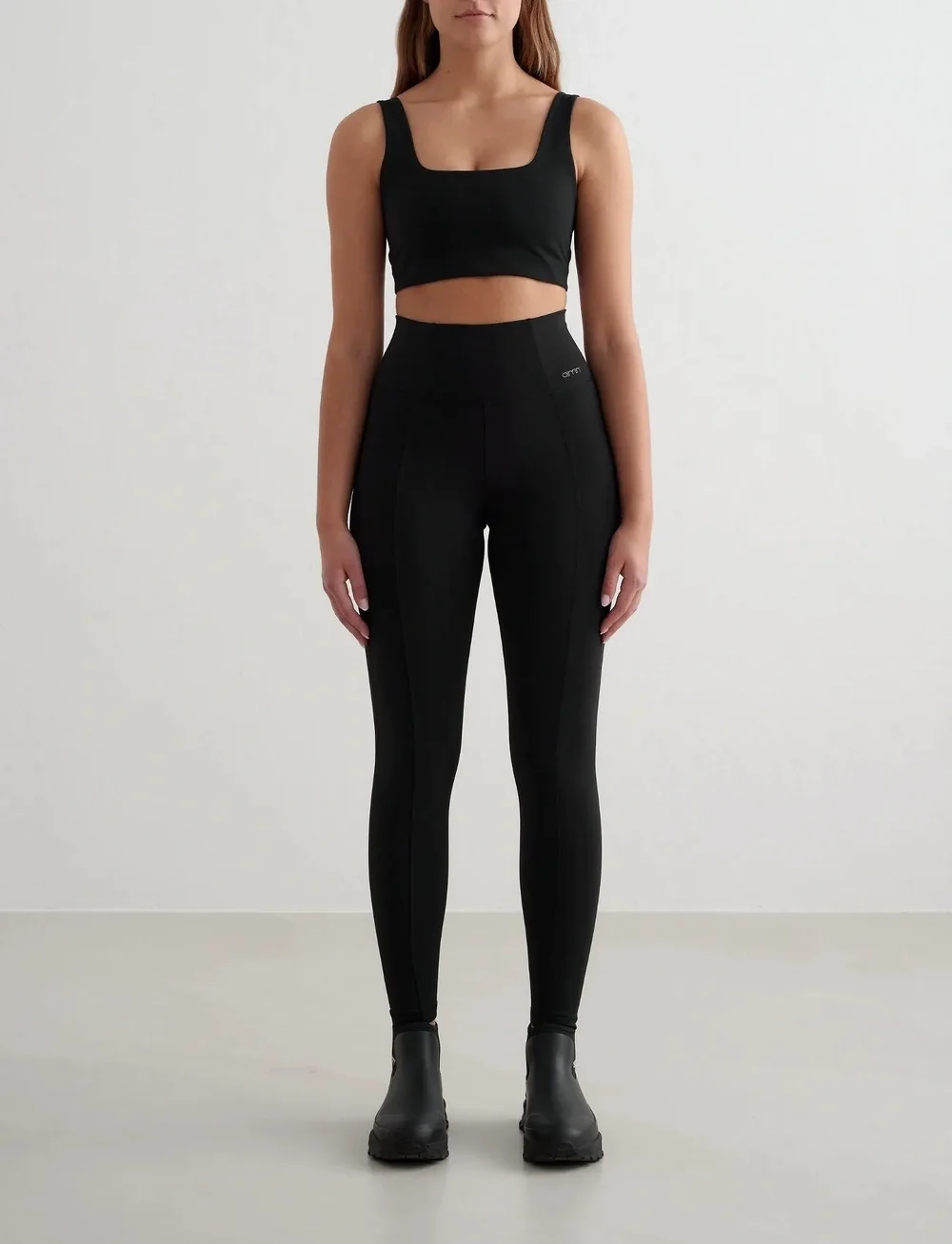 aim´n - Warming Pintuck Tights - leggings - black - 0