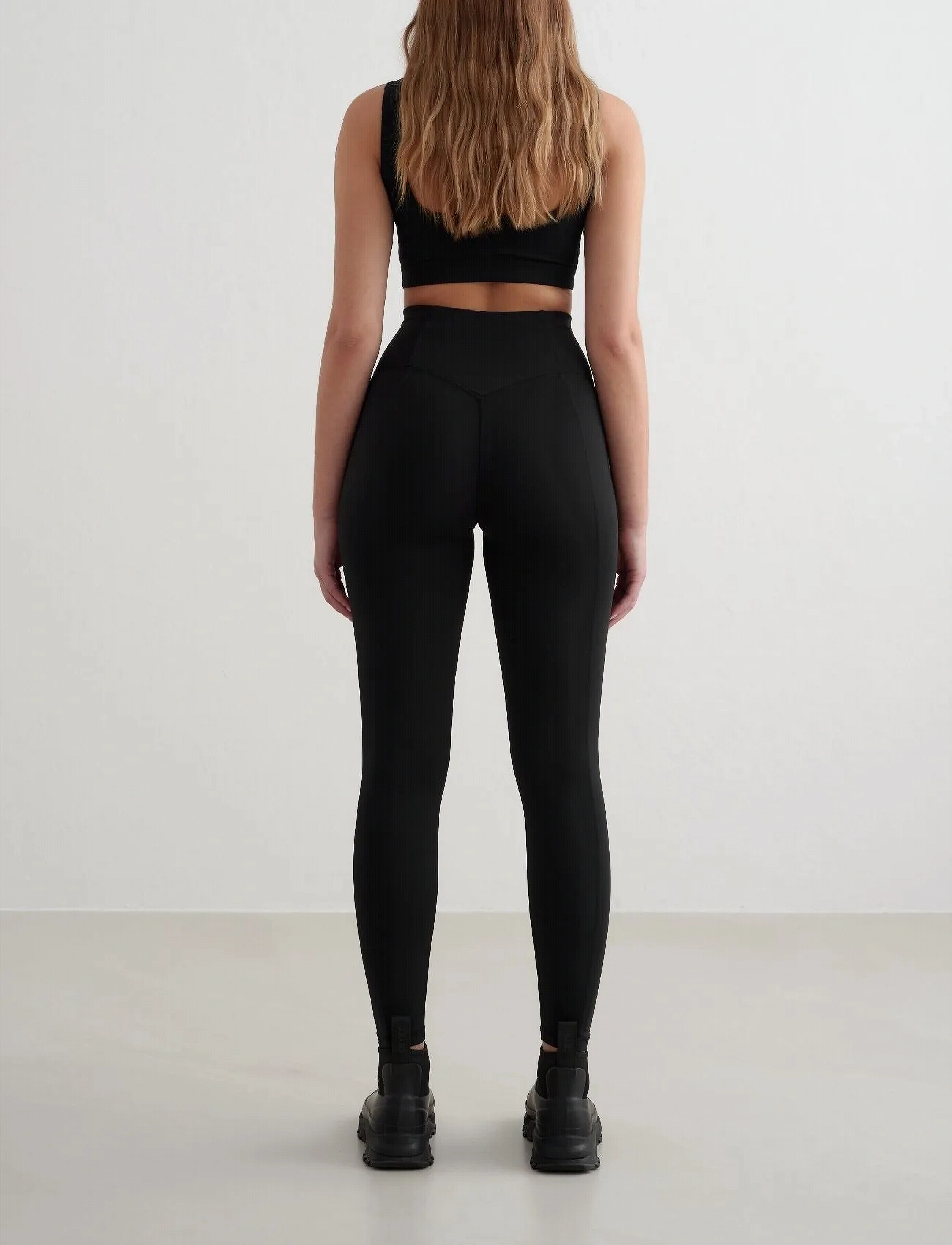 aim´n - Warming Pintuck Tights - leggings - black - 3