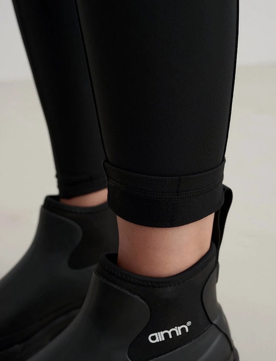 aim´n - Warming Pintuck Tights - leggings - black - 4