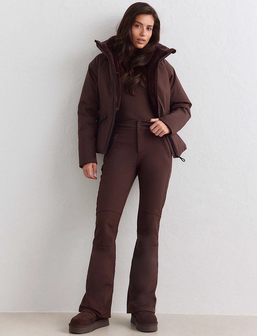 aim´n - Stretch Thermo Pants - ski-kleidung - chocolate - 0