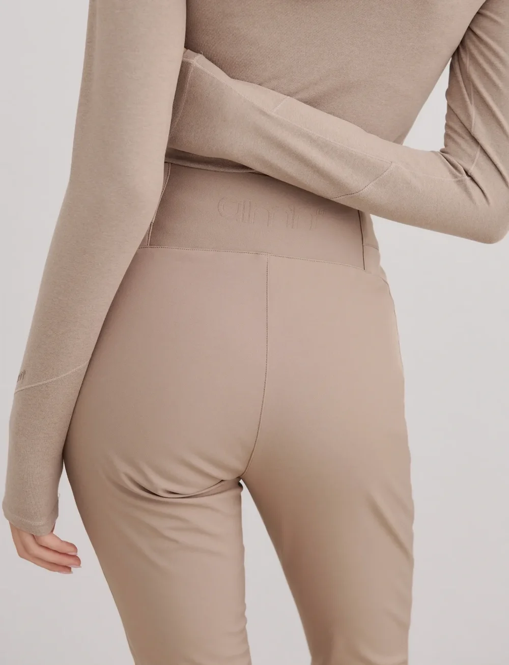 aim´n - Stretch Thermo Pants - skitøj - espresso - 4