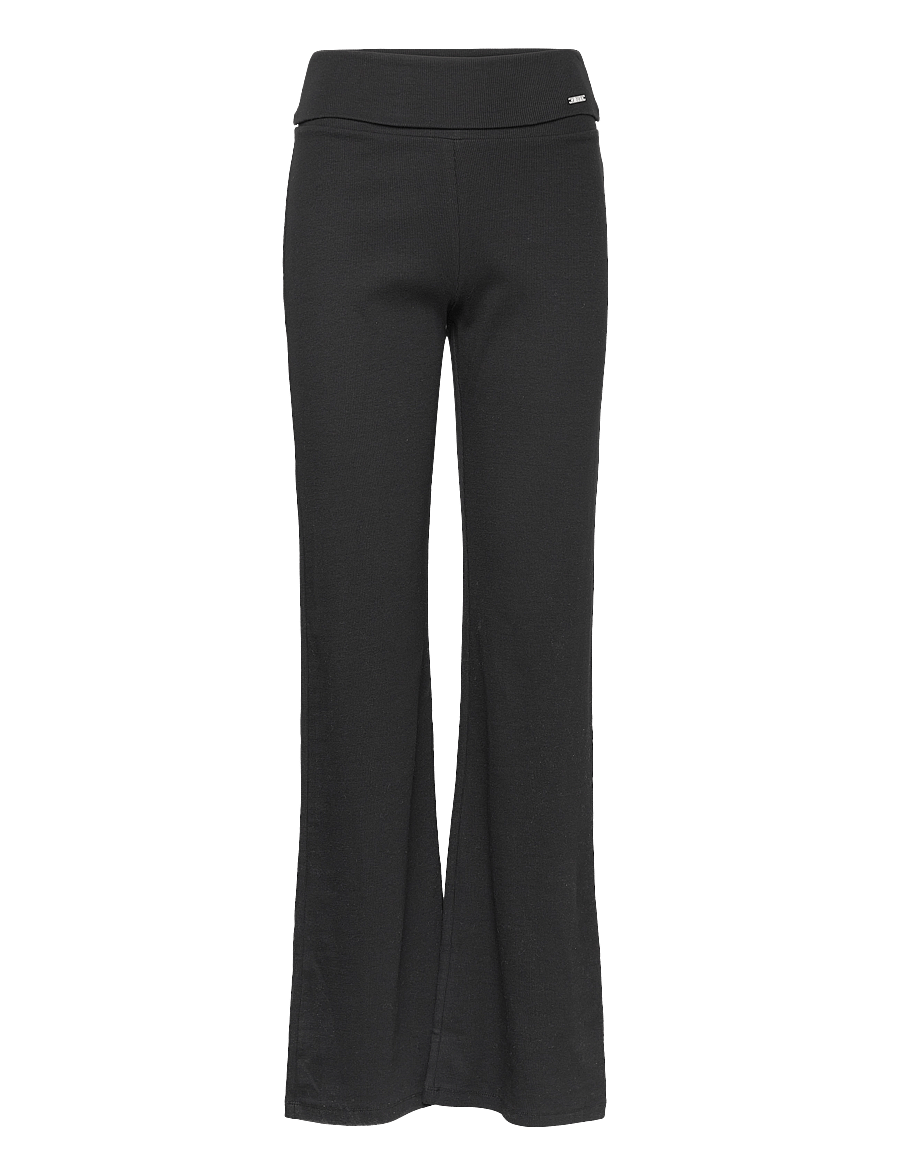 aim´n - Ease Ribbed Pants - treniņbikses - black - 1