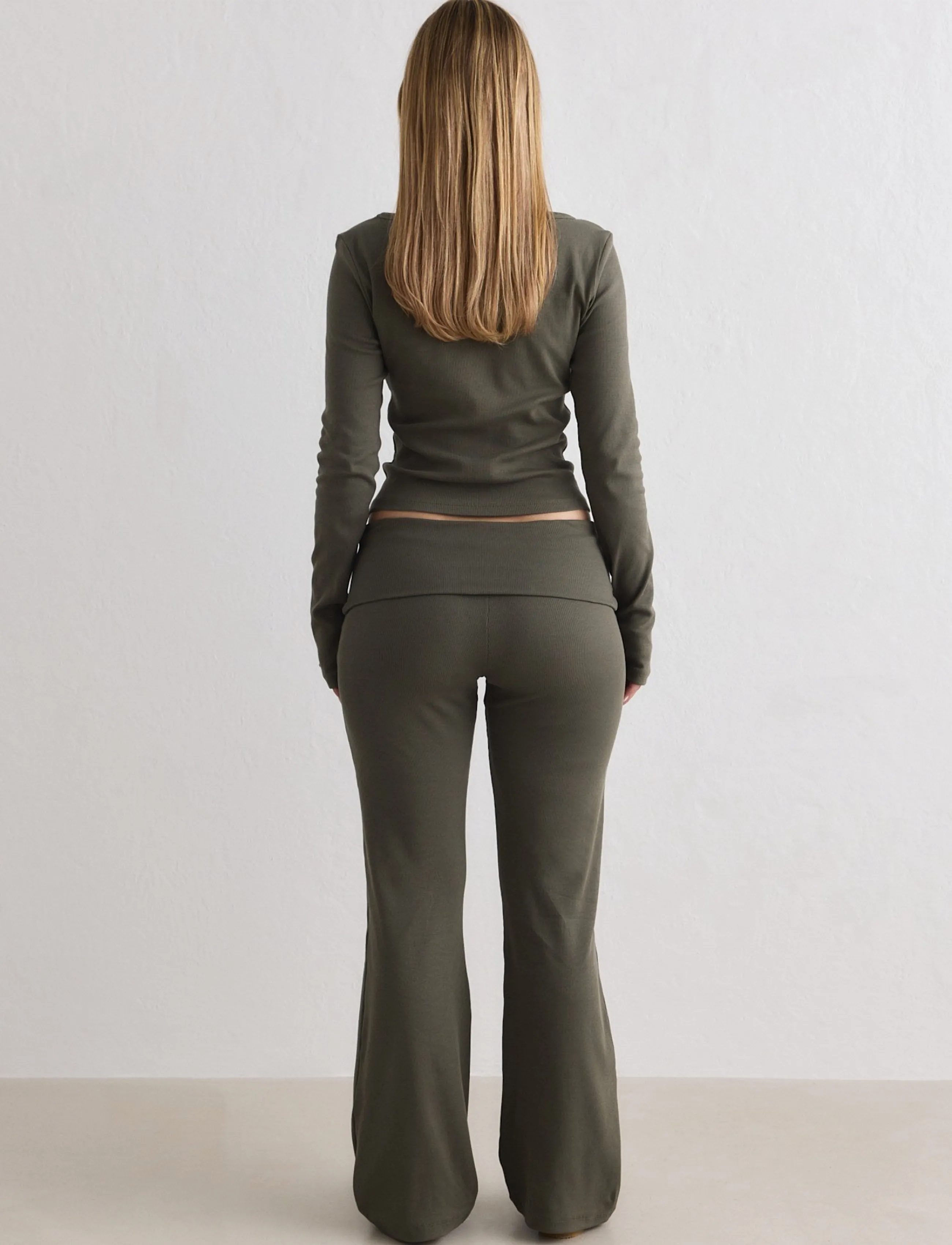 aim´n - Ease Ribbed Pants - trainingshosen - ivy - 3