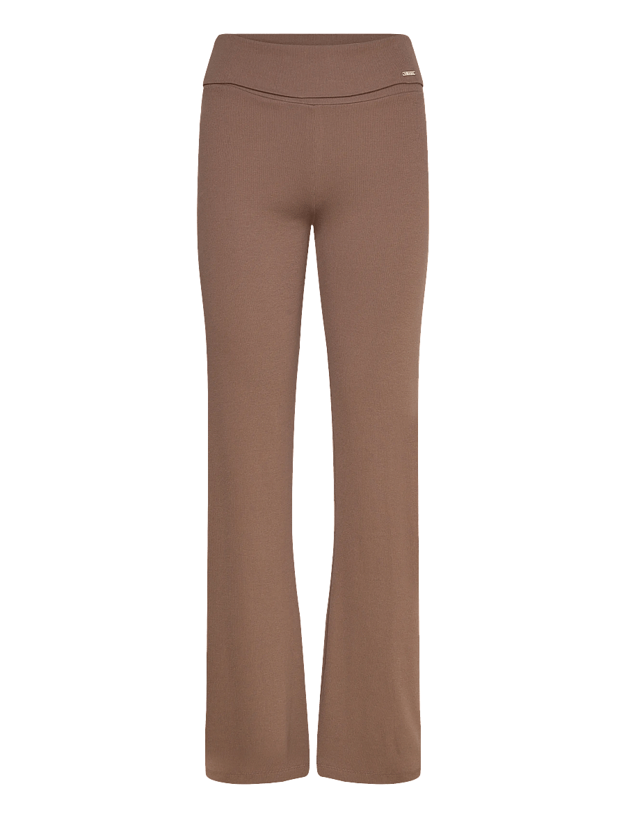 aim´n - Ease Ribbed Pants - träningsbyxor - macchiato - 0