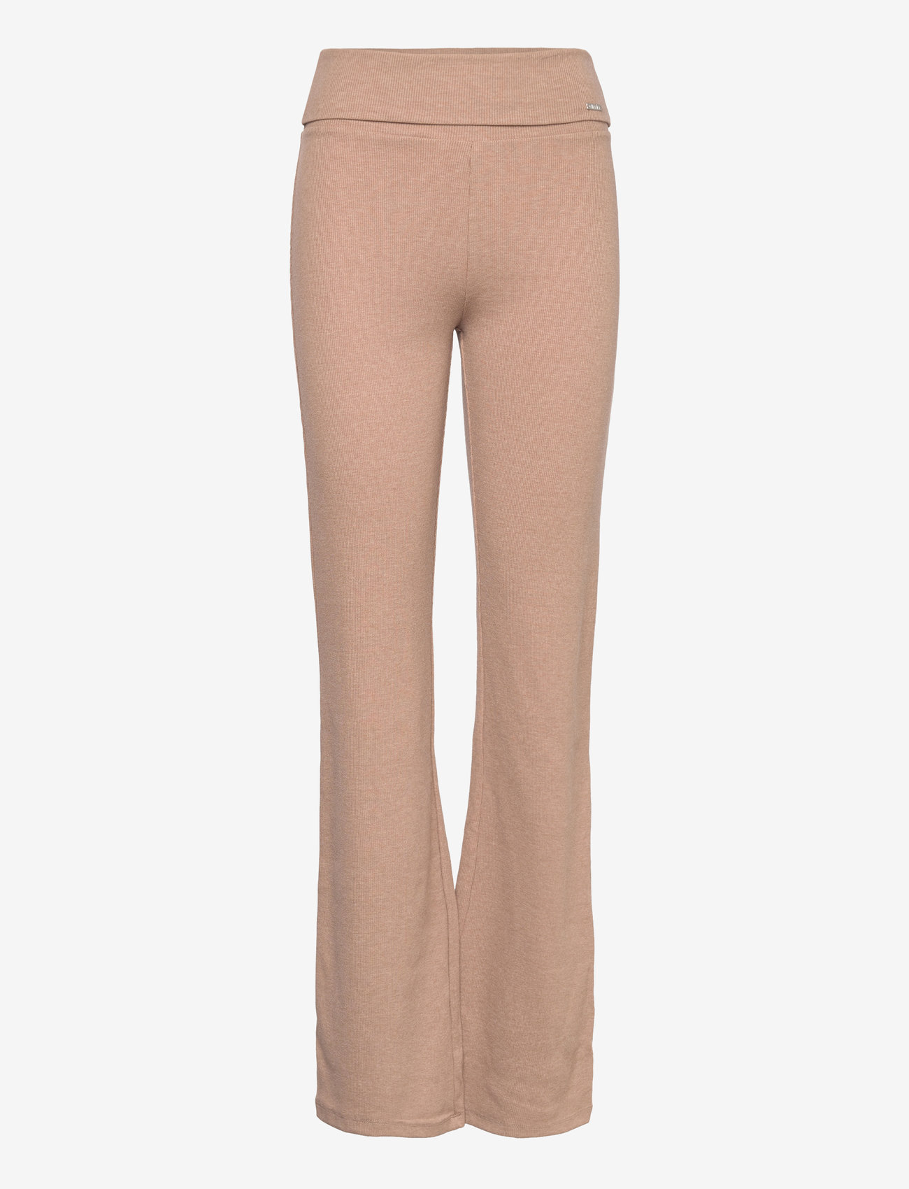 aim´n - Ease Ribbed Pants - tights - toffee melange - 1