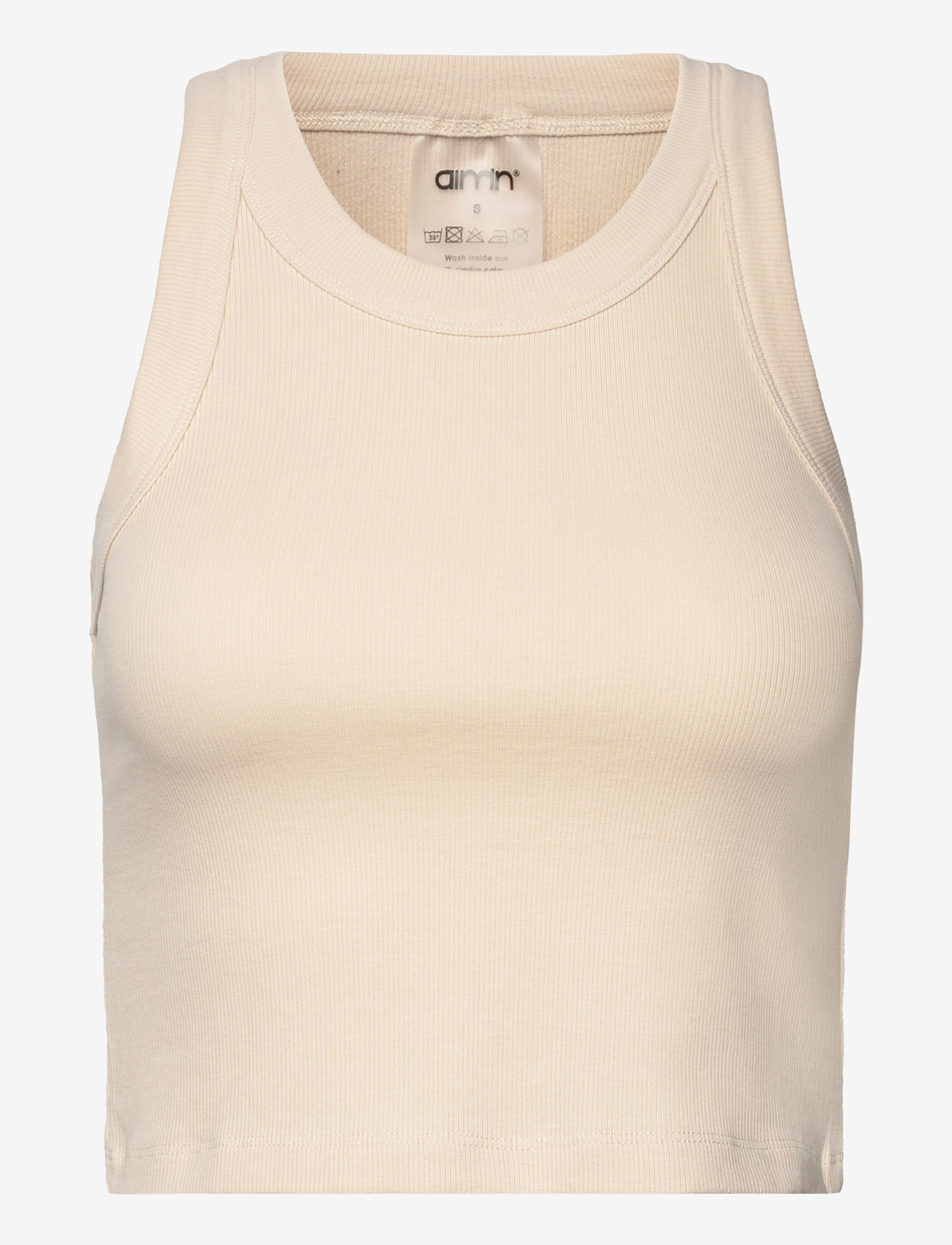 aim´n - Ease Ribbed Tank Top - die niedrigsten preise - cafÉ au lait - 1