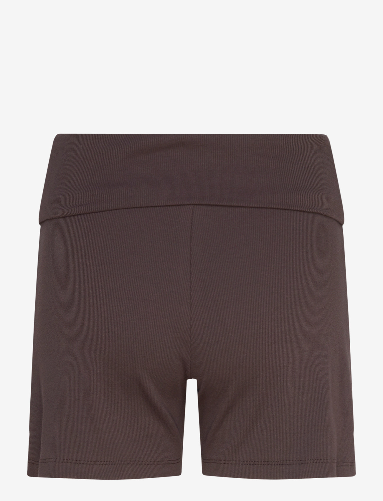 aim´n - Ease Ribbed Shorts - püksid - chocolate - 2