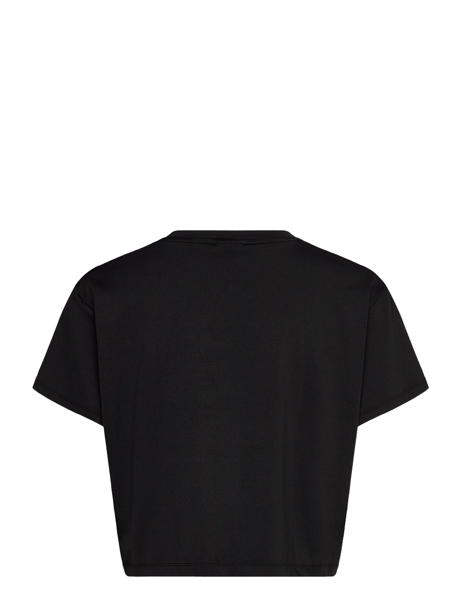 aim´n - Essence Relaxed T-shirt - crop-tops - black - 1
