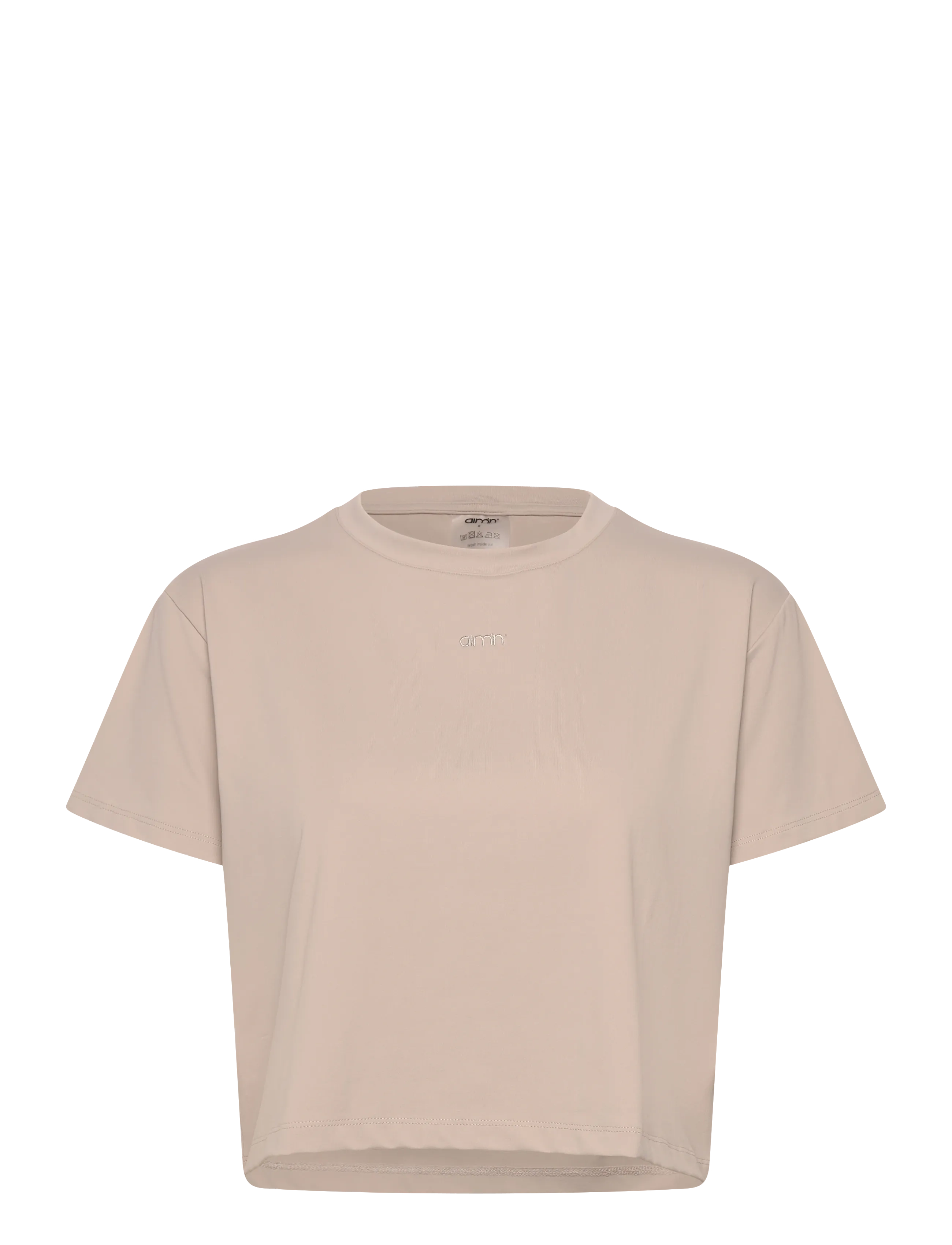 aim´n - Essence Relaxed T-shirt - crop topit - dark clay - 0