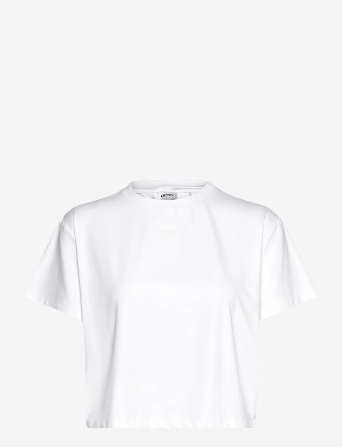 aim´n - Essence Relaxed T-shirt - crop tops - white - 0