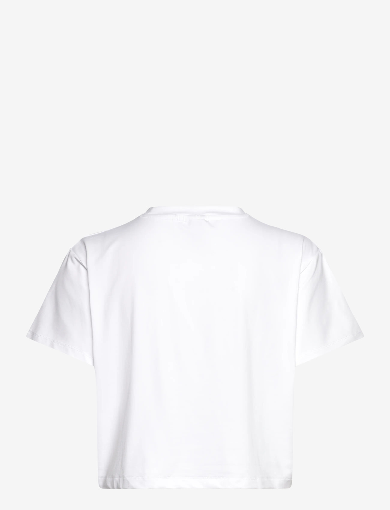 aim´n - Essence Relaxed T-shirt - crop tops - white - 1