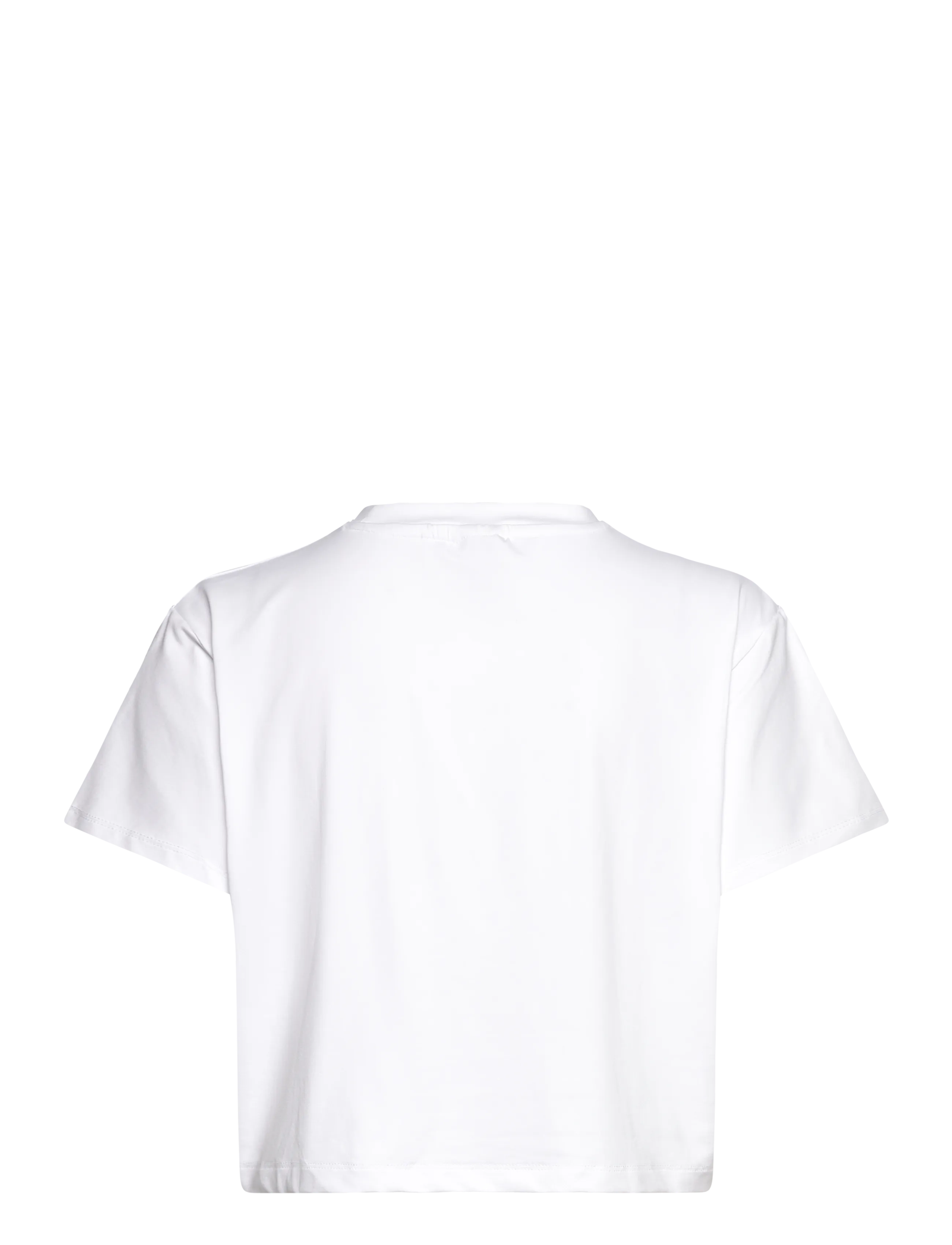 aim´n - Essence Relaxed T-shirt - crop-tops - white - 1