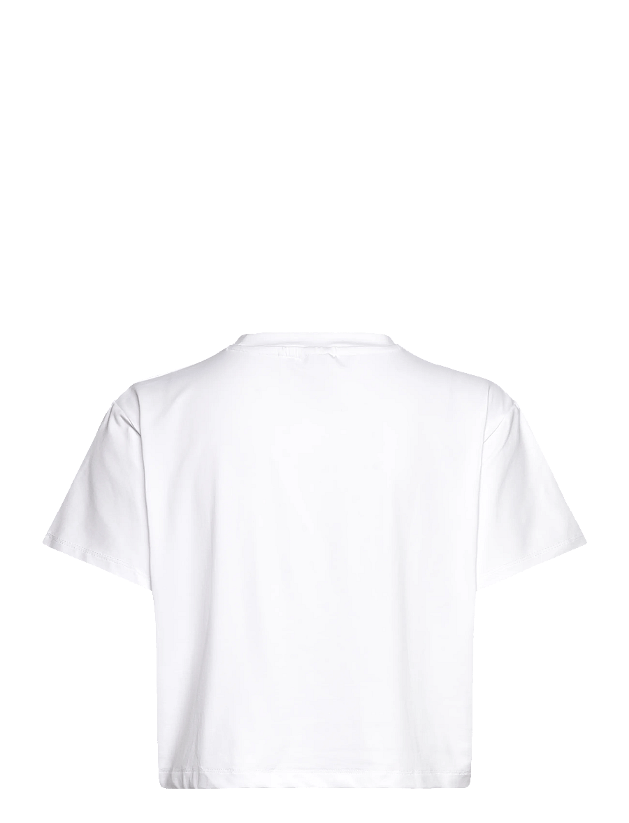aim´n - Essence Relaxed T-shirt - crop-tops - white - 1