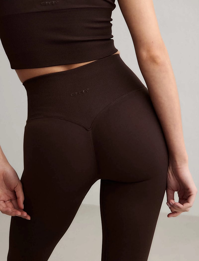 aim´n - Shape Seamless Tights - trainingstights - chocolate - 5
