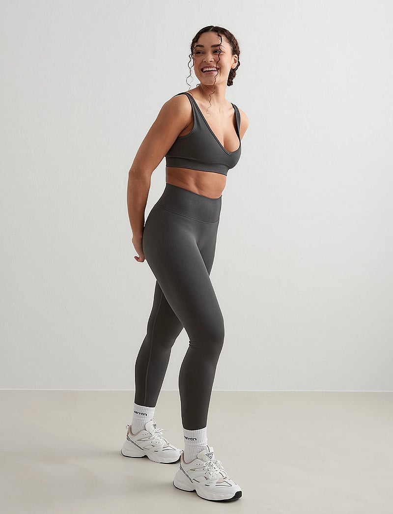 aim´n - Shape Seamless Tights - træningstights - shadow grey - 0