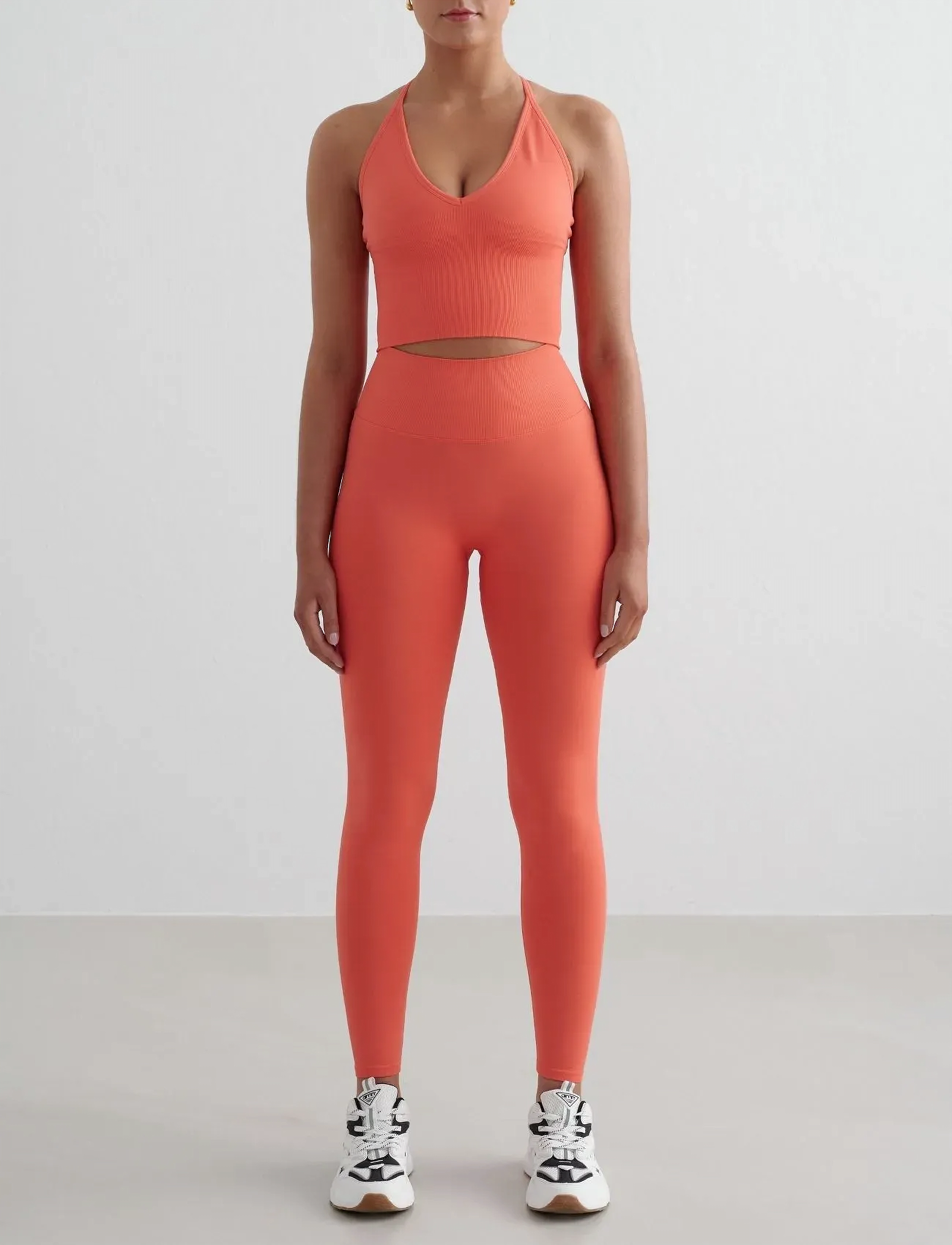 aim´n - Shape Seamless Tights - volle länge - tangerine - 3