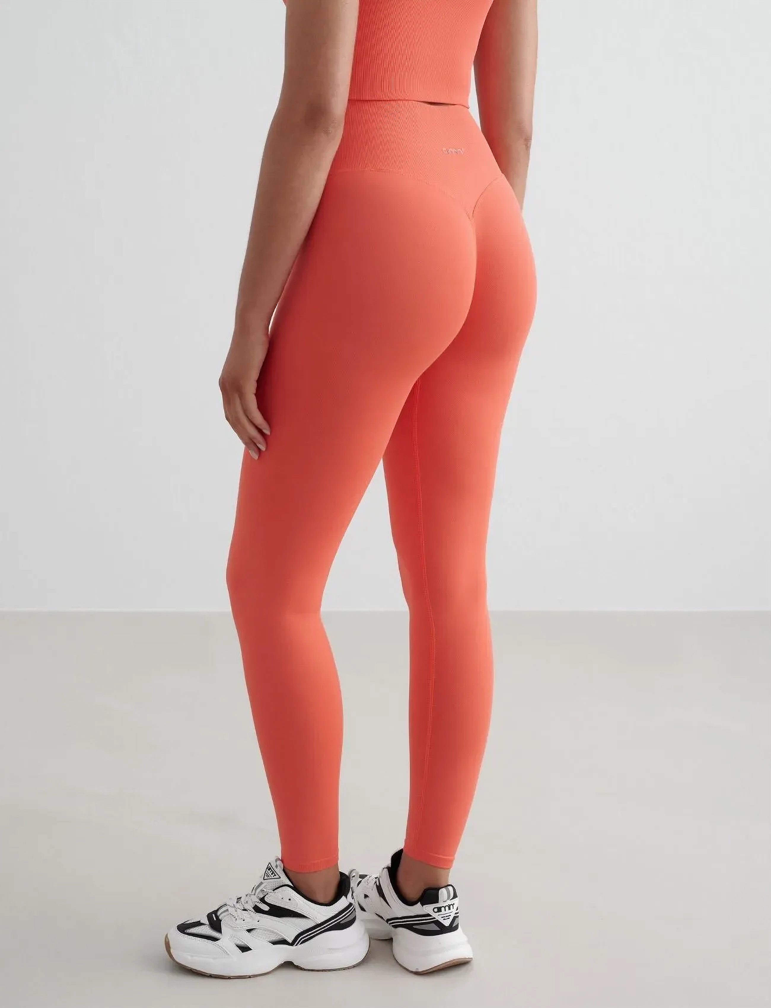 aim´n - Shape Seamless Tights - volle länge - tangerine - 5