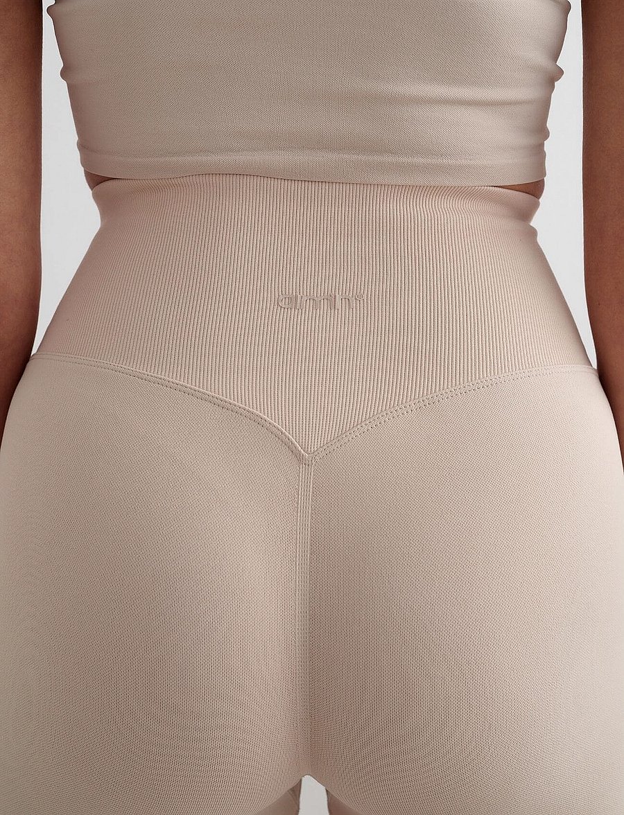 aim´n - Shape Seamless Hotpants - sportinės tamprės - clay - 4