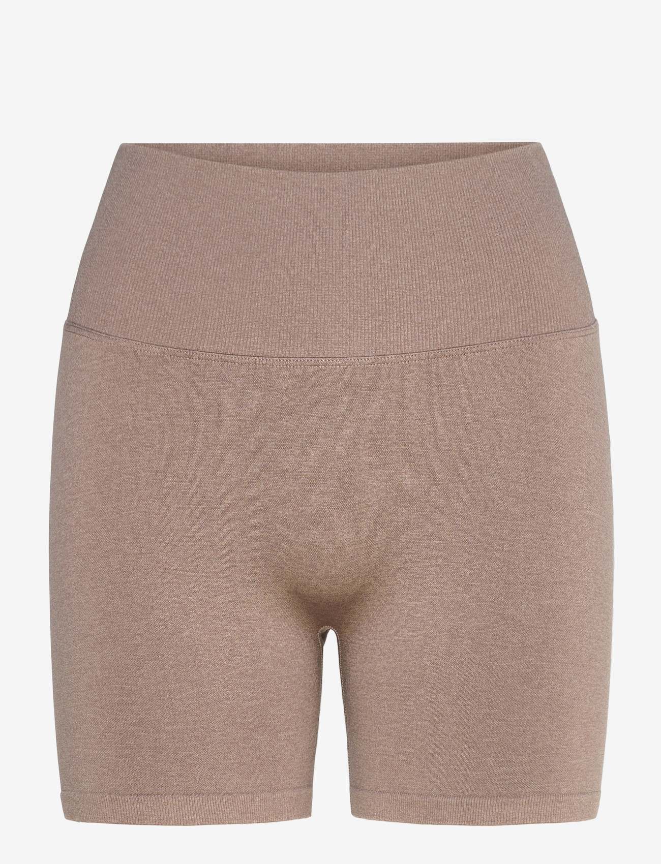 aim´n - Shape Seamless Hotpants - 1/2 længde - espresso melange - 1