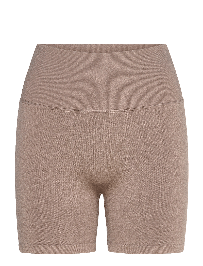 aim´n - Shape Seamless Hotpants - 1/2 længde - espresso melange - 1