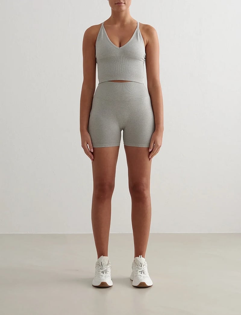 aim´n - Shape Seamless Hotpants - cykelshorts - grey melange - 0