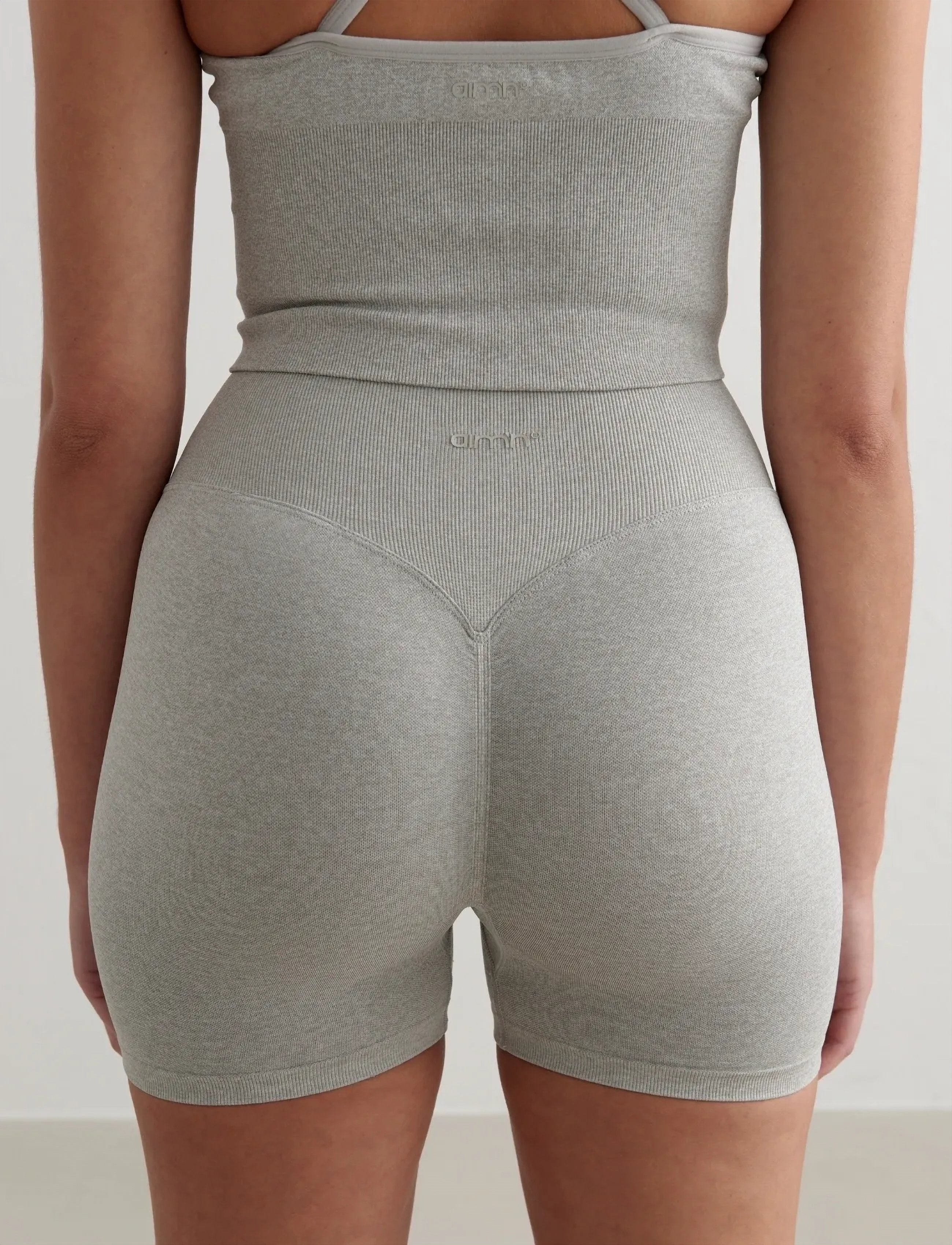 aim´n - Shape Seamless Hotpants - training tights - grey melange - 5