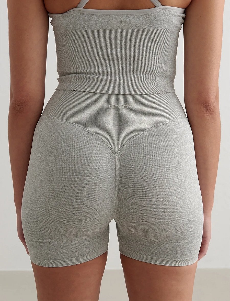 aim´n - Shape Seamless Hotpants - training tights - grey melange - 5