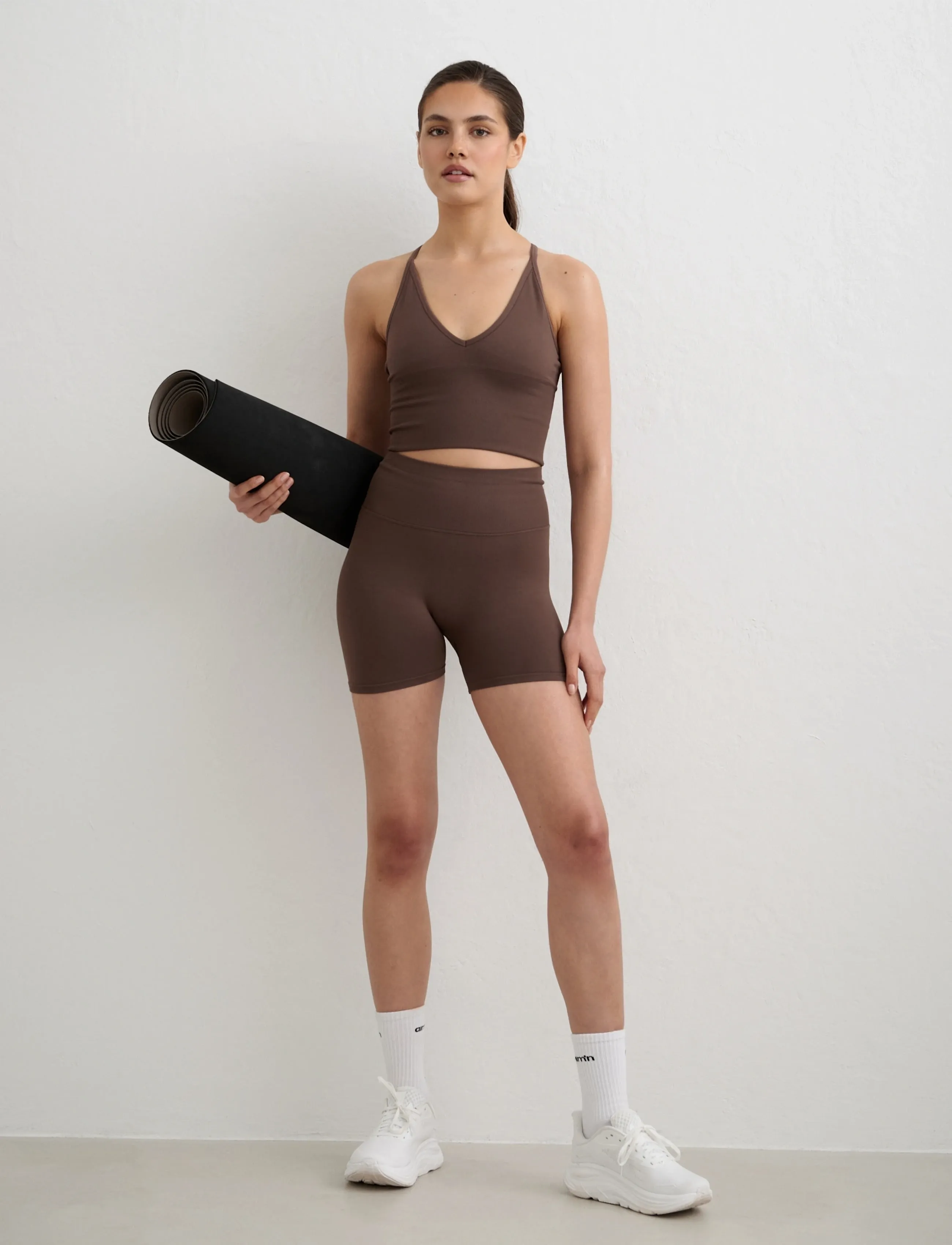 aim ́n Shape Seamless Hotpants, L, Shorts, Braun - Cycling Frauen