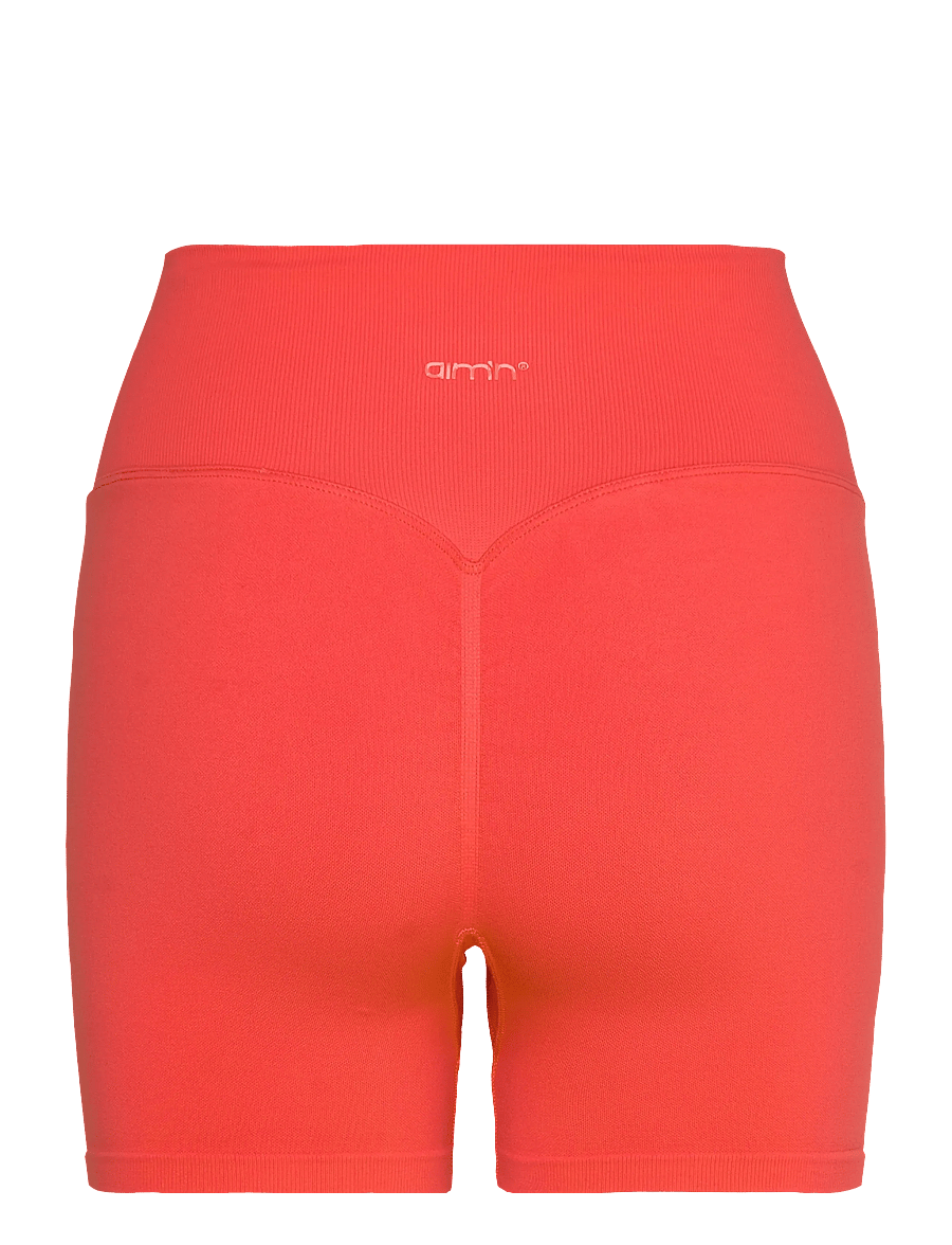 aim´n - Shape Seamless Hotpants - 1/2 længde - tangerine - 2