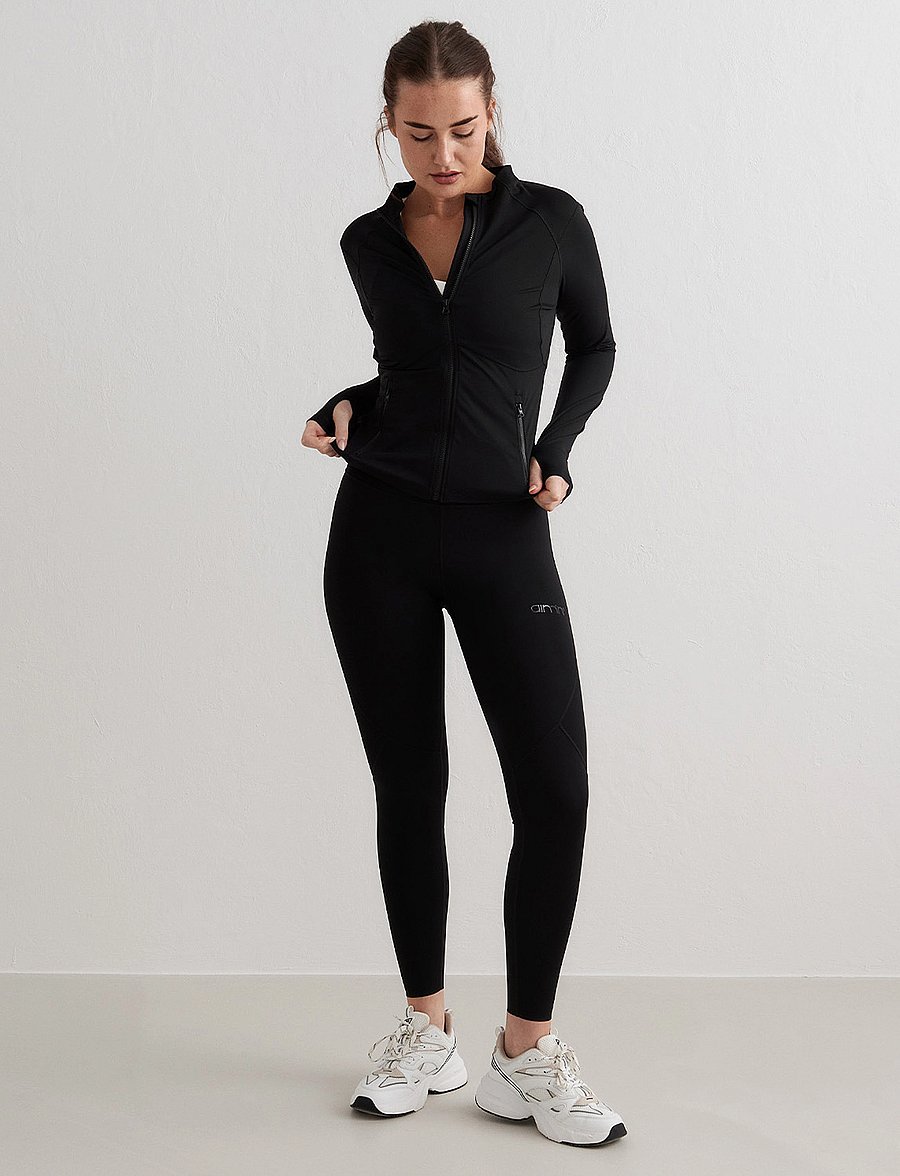 aim´n - Sculpting Zip Jacket - overdele - black - 3