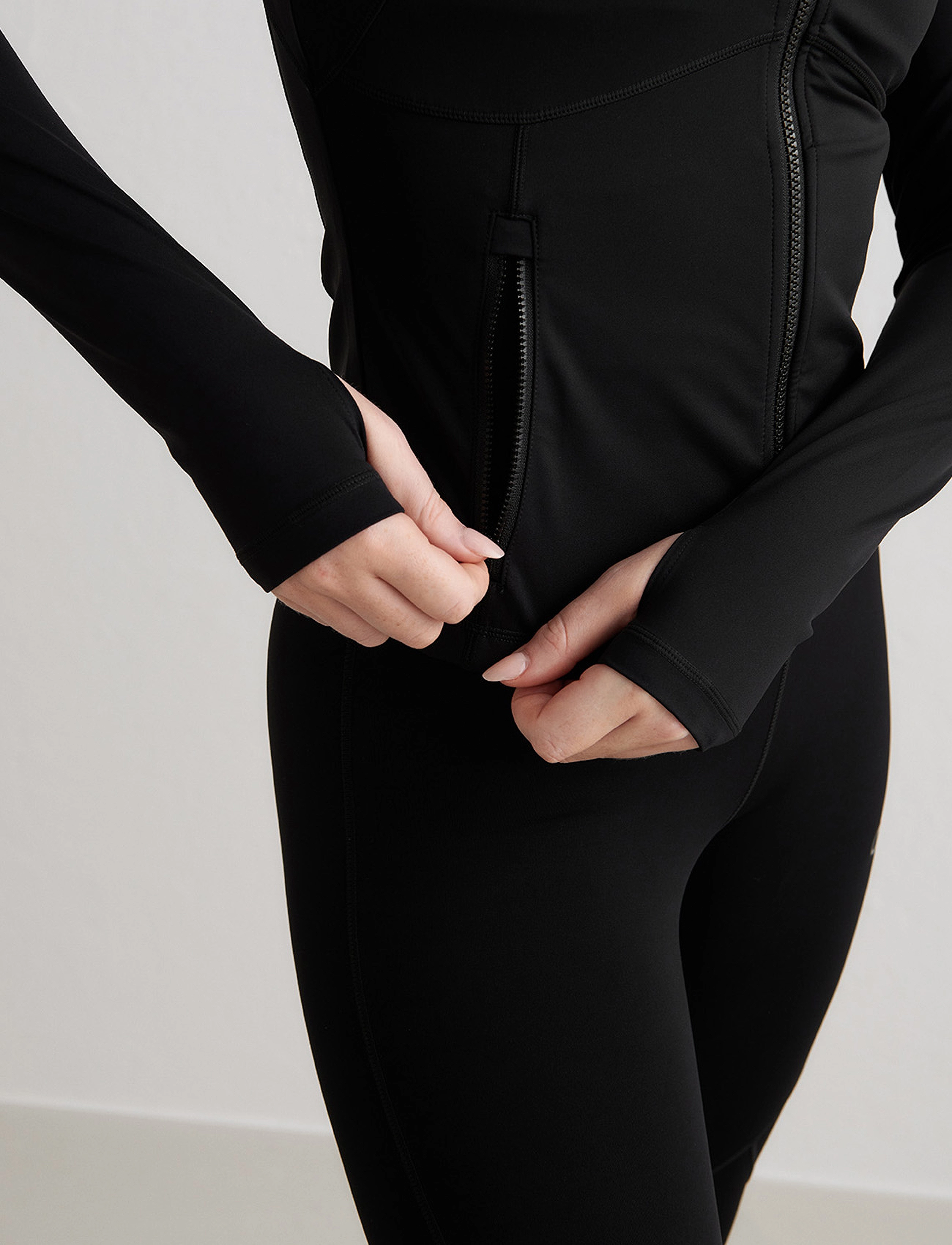 aim´n - Sculpting Zip Jacket - overdele - black - 5