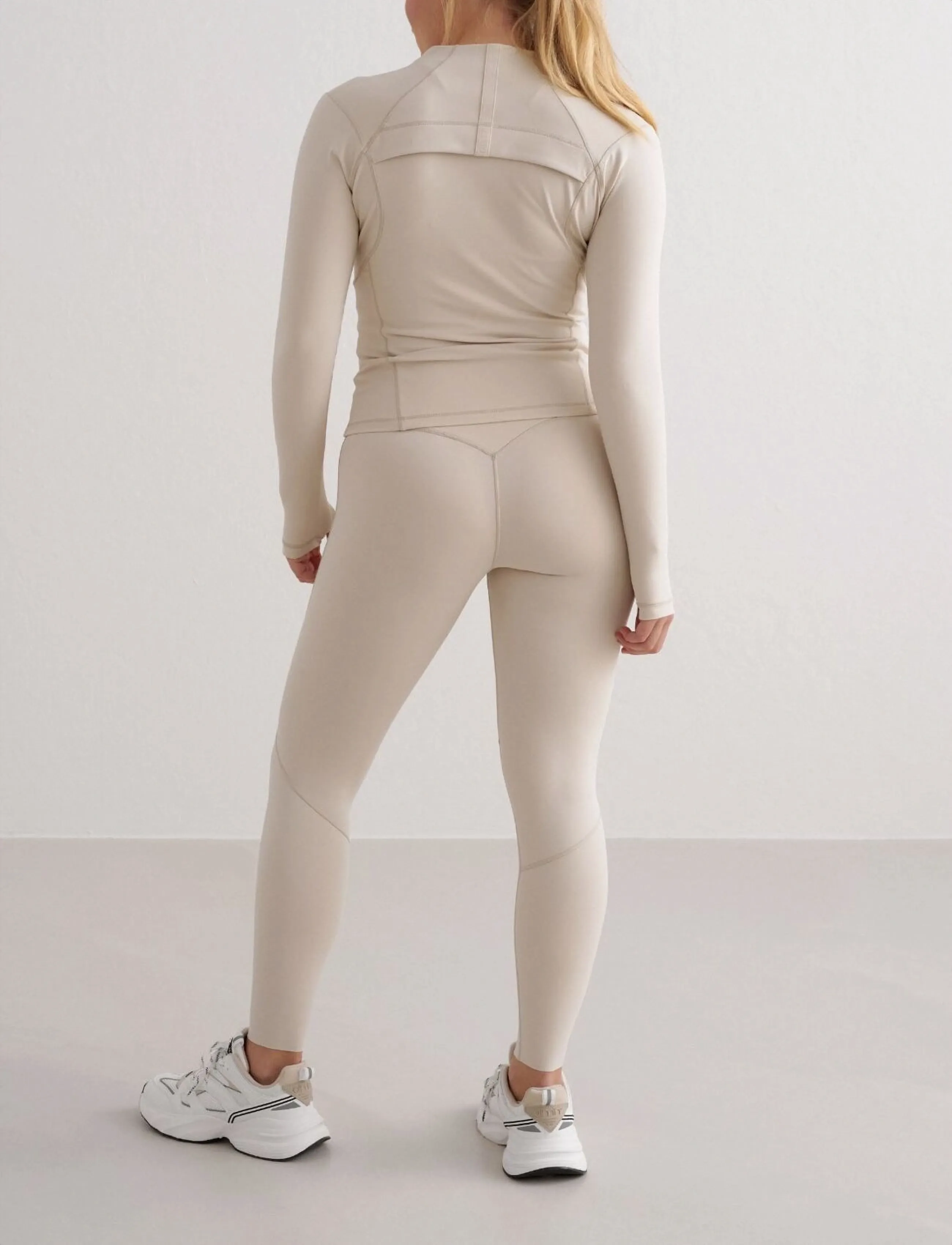 aim´n - Sculpting Zip Jacket - midlayer-jakker - clay - 5