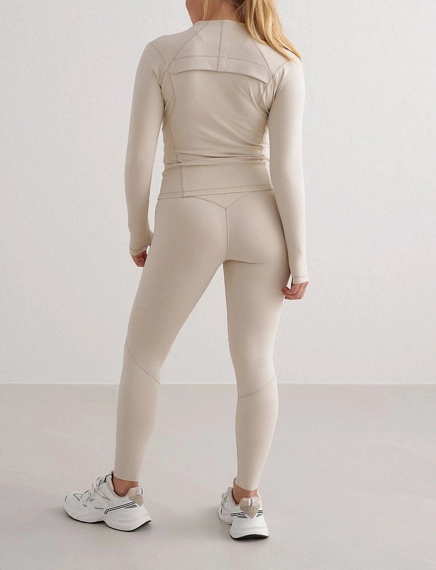aim´n - Sculpting Zip Jacket - oberteile - clay - 5