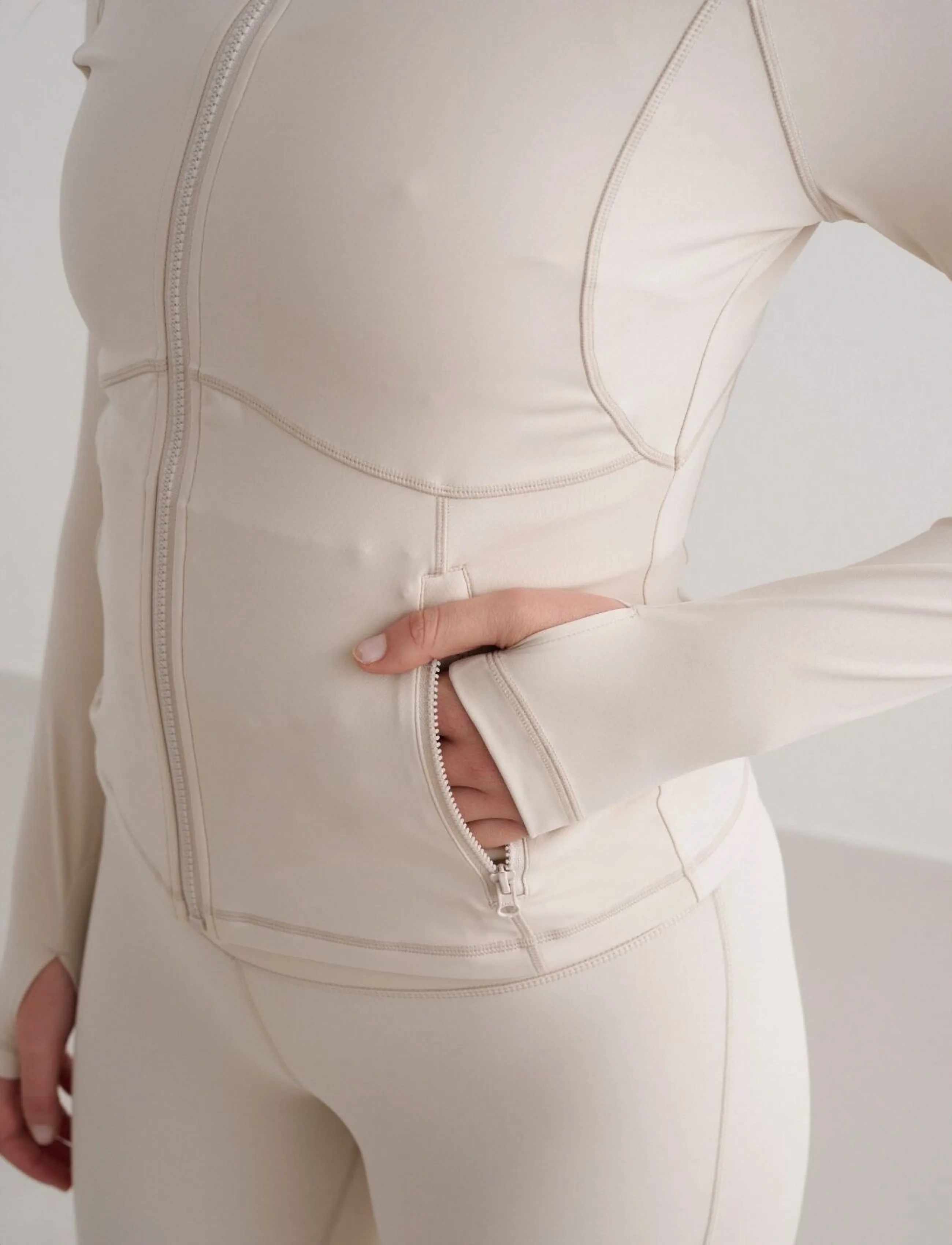 Aimn Sculpting Zip Jacket träningsjackor dam – bild 6